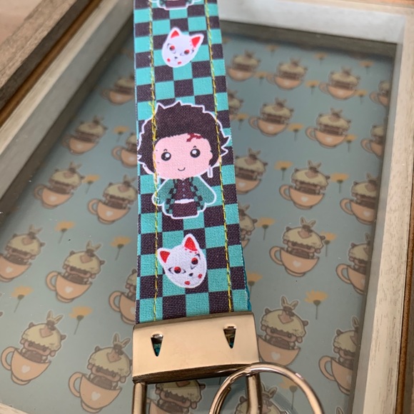 Tanjiro wristlet, key fob, Demon Slayer - Picture 5 of 6